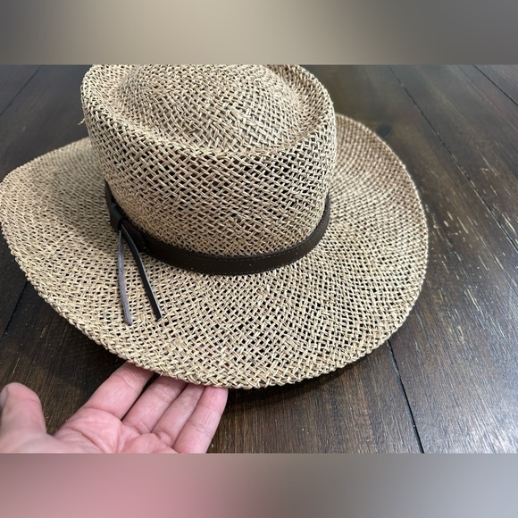 Stetson Gambler Straw Cowboy Wheat Hat - Picture 9 of 12